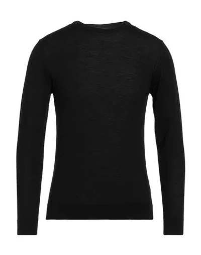 Daniele Fiesoli Man Sweater Black Size S Merino Wool