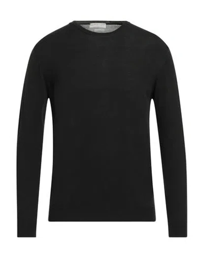 Daniele Fiesoli Man Sweater Black Size 3xl Cotton In Black