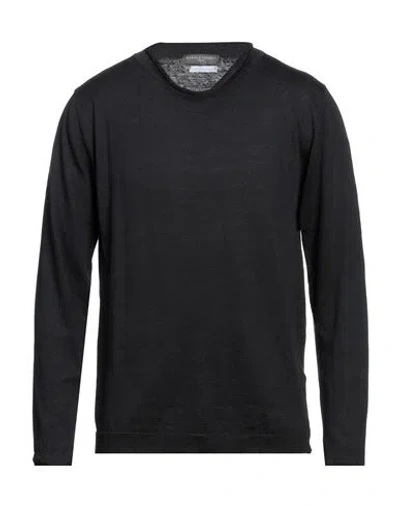 Daniele Fiesoli Man Sweater Black Size Xl Organic Linen, Cotton