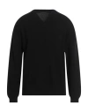 Daniele Fiesoli Man Sweater Black Size Xl Wool, Cashmere