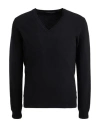 Daniele Fiesoli Man Sweater Navy Size M Merino Wool In Black