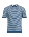 Daniele Fiesoli Man Sweater Blue Size L Cotton In Blue