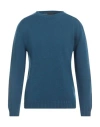 Daniele Fiesoli Man Sweater Blue Size L Merino Wool