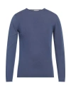 Daniele Fiesoli Man Sweater Blue Size M Cotton