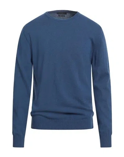 Daniele Fiesoli Man Sweater Blue Size S Merino Wool, Cashmere