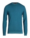 Daniele Fiesoli Man Sweater Blue Size Xl Merino Wool