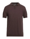 Daniele Fiesoli Man Sweater Brown Size L Organic Cotton, Polyamide