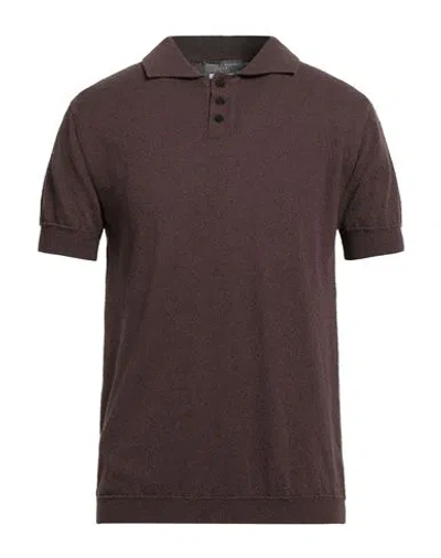 Daniele Fiesoli Man Sweater Brown Size L Organic Cotton, Polyamide