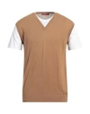 Daniele Fiesoli Man Sweater Brown Size M Cotton