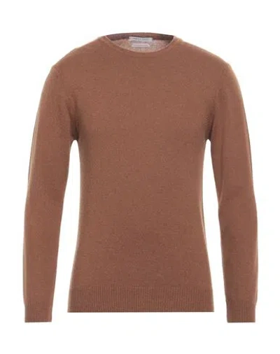 Daniele Fiesoli Man Sweater Brown Size Xxl Cashmere