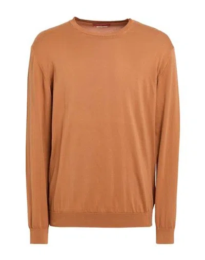 DANIELE FIESOLI DANIELE FIESOLI MAN SWEATER BROWN SIZE L COTTON