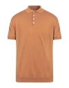 Daniele Fiesoli Man Sweater Camel Size L Cotton In Beige