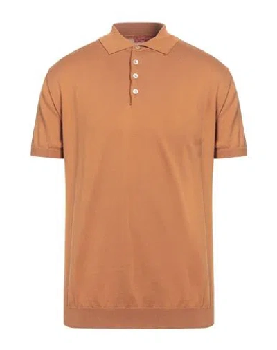 Daniele Fiesoli Man Sweater Camel Size L Cotton In Beige