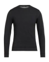 Daniele Fiesoli Man Sweater Charcoal Size M Merino Wool
