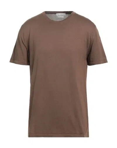 Daniele Fiesoli Man Sweater Chocolate Brown Size Xxxl Silk