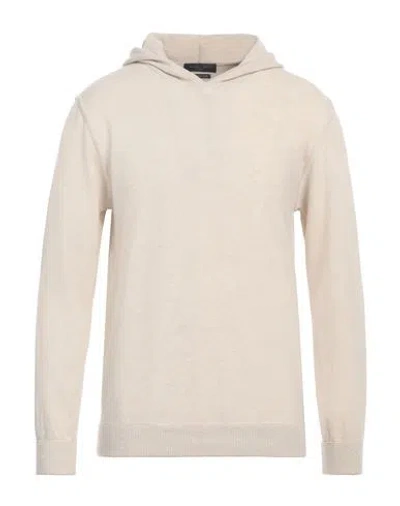 Daniele Fiesoli Man Sweater Cream Size L Wool, Cashmere In Cream