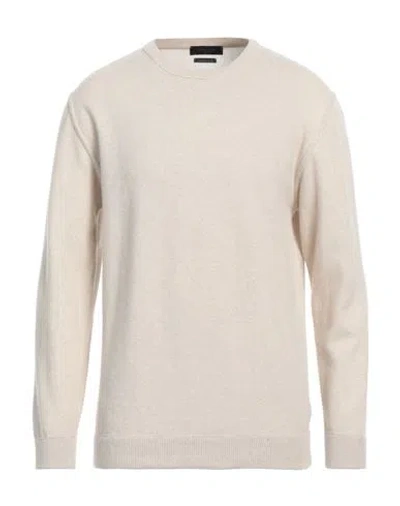 DANIELE FIESOLI DANIELE FIESOLI MAN SWEATER CREAM SIZE L WOOL, CASHMERE