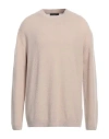 Daniele Fiesoli Man Sweater Cream Size Xxl Merino Wool, Polyamide, Cashmere In White