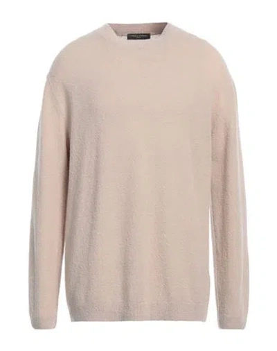 Daniele Fiesoli Man Sweater Cream Size Xxl Merino Wool, Polyamide, Cashmere In White