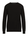 Daniele Fiesoli Man Sweater Dark Brown Size S Merino Wool, Cashmere
