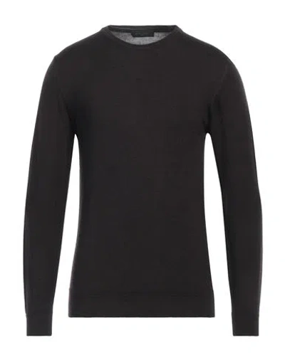 Daniele Fiesoli Man Sweater Dark Brown Size Xxl Merino Wool