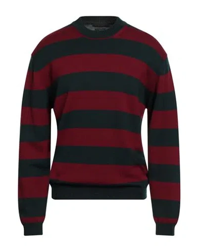 Daniele Fiesoli Man Sweater Dark Green Size L Virgin Wool