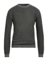 Daniele Fiesoli Man Sweater Dark Green Size L Virgin Wool, Cashmere