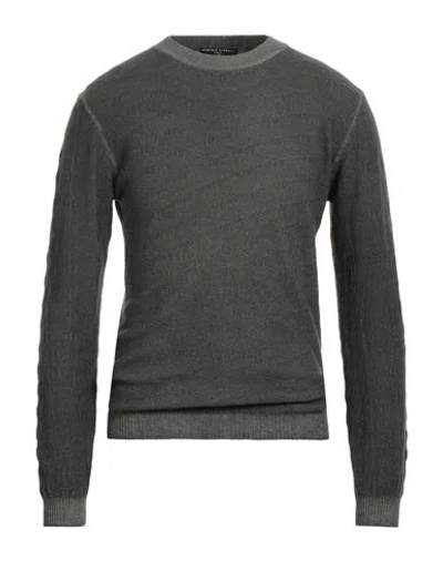 Daniele Fiesoli Man Sweater Dark Green Size L Virgin Wool, Cashmere