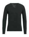 Daniele Fiesoli Man Sweater Dark Green Size M Wool, Cashmere