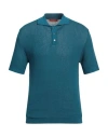 Daniele Fiesoli Man Sweater Deep Jade Size M Cotton In Green