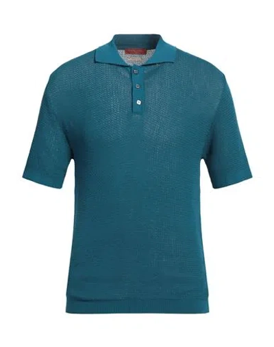 Daniele Fiesoli Man Sweater Deep Jade Size M Cotton In Green