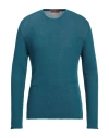 Daniele Fiesoli Man Sweater Deep Jade Size L Cotton In Green