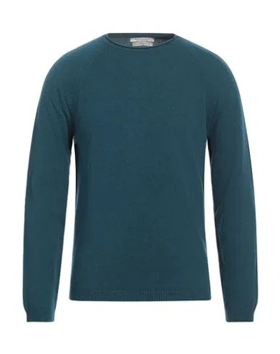 Daniele Fiesoli Man Sweater Deep Teal Size M Cashmere In Green