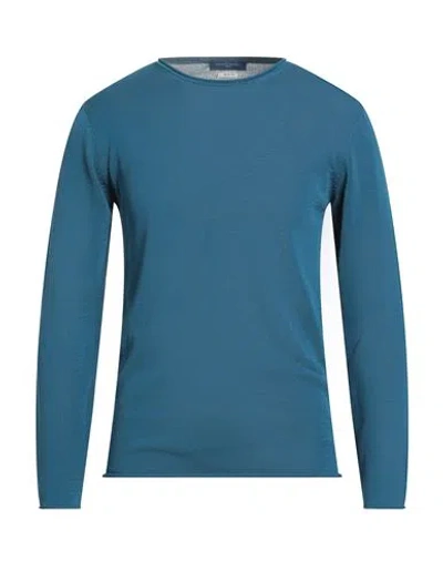Daniele Fiesoli Man Sweater Deep Teal Size M Cotton In Blue