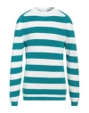 Daniele Fiesoli Man Sweater Deep Jade Size Xl Cotton In Green