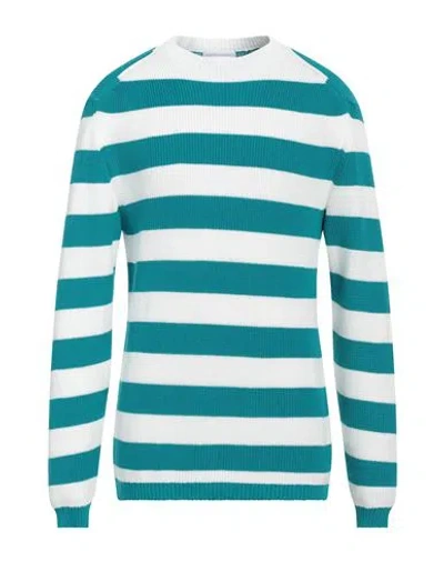 Daniele Fiesoli Man Sweater Deep Jade Size Xl Cotton In Green