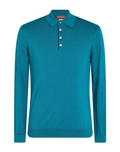 Daniele Fiesoli Man Sweater Deep Teal Size S Cotton In Green