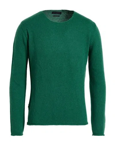 Daniele Fiesoli Man Sweater Green Size L Cotton