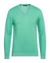 Daniele Fiesoli Man Sweater Green Size L Merino Wool