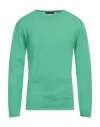 Daniele Fiesoli Man Sweater Green Size L Merino Wool In Green