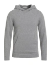 Daniele Fiesoli Man Sweater Grey Size L Cashmere In Gray