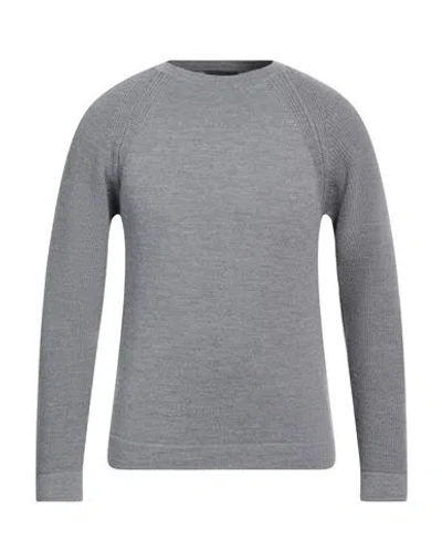 Daniele Fiesoli Man Sweater Grey Size L Merino Wool