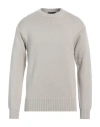 Daniele Fiesoli Man Sweater Grey Size M Merino Wool, Acrylic In Grey