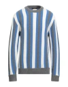 Daniele Fiesoli Man Sweater Grey Size L Merino Wool, Cashmere