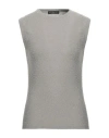 Daniele Fiesoli Man Sweater Grey Size L Merino Wool, Polyamide, Cashmere In Grey