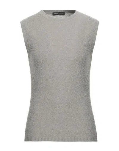 Daniele Fiesoli Man Sweater Grey Size L Merino Wool, Polyamide, Cashmere