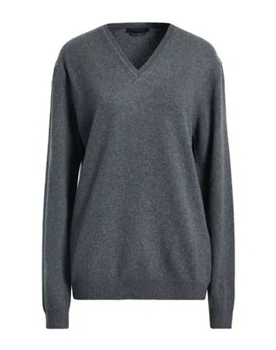 Daniele Fiesoli Man Sweater Grey Size L Wool, Cashmere In Gray