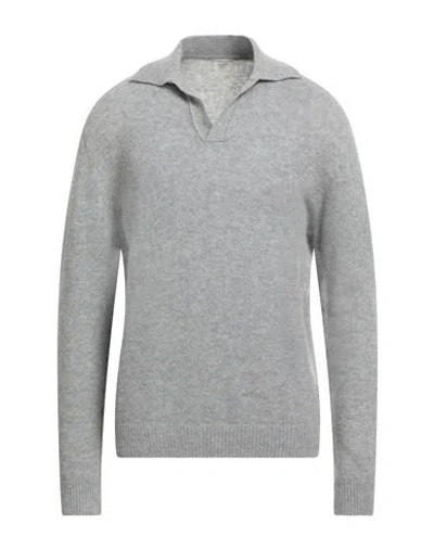 Daniele Fiesoli Man Sweater Grey Size M Merino Wool, Cashmere