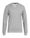 Daniele Fiesoli Man Sweater Grey Size Xl Merino Wool