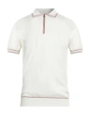 Daniele Fiesoli Man Sweater Ivory Size L Cotton In White